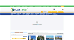 Desktop Screenshot of investinbrazil.biz